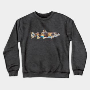 Fishes in Stitches 029 Trout Crewneck Sweatshirt